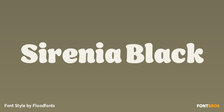 Sirenia Black Poster