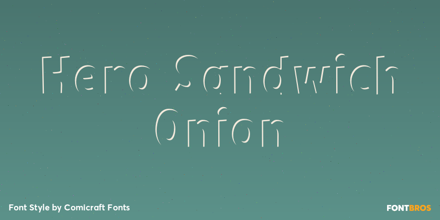 Hero Sandwich Onion Poster