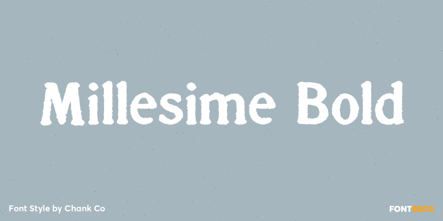 Millesime Bold Poster