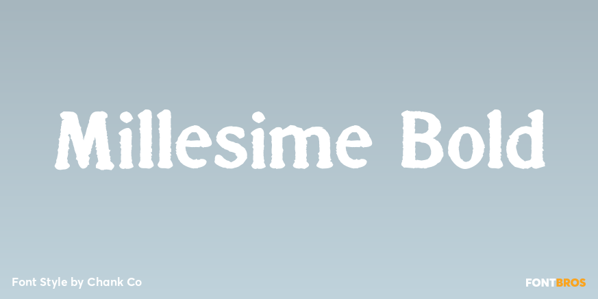 Millesime Bold Poster
