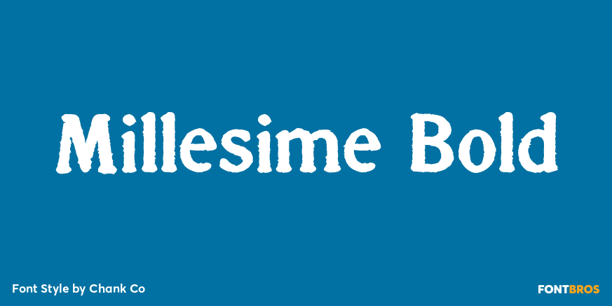 Millesime Bold Poster