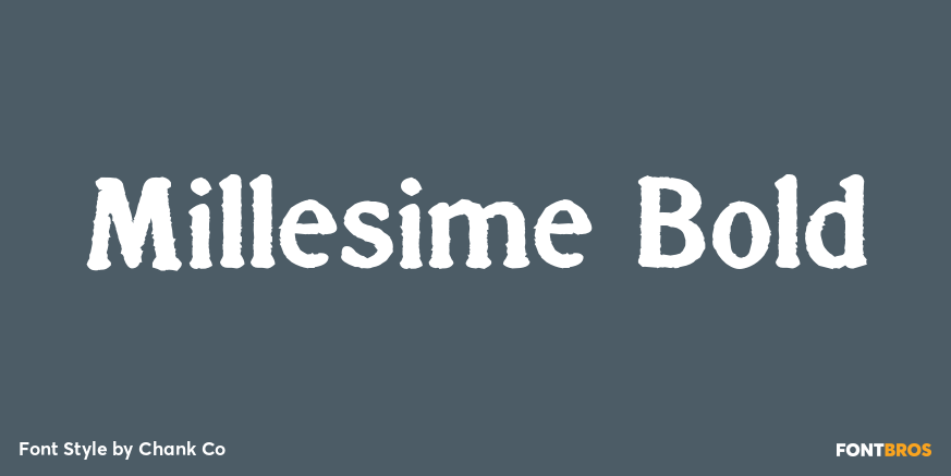 Millesime Bold Poster