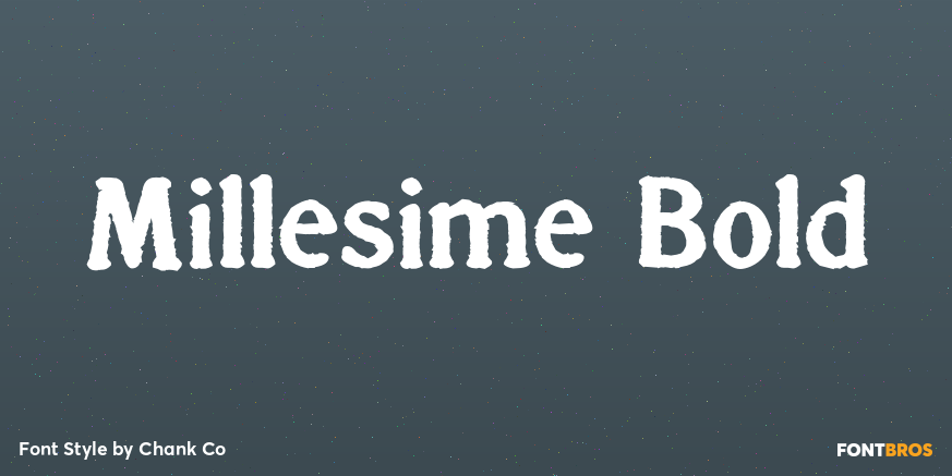 Millesime Bold Poster