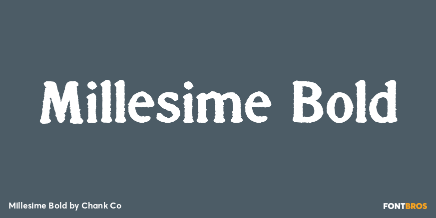 Millesime Bold Poster