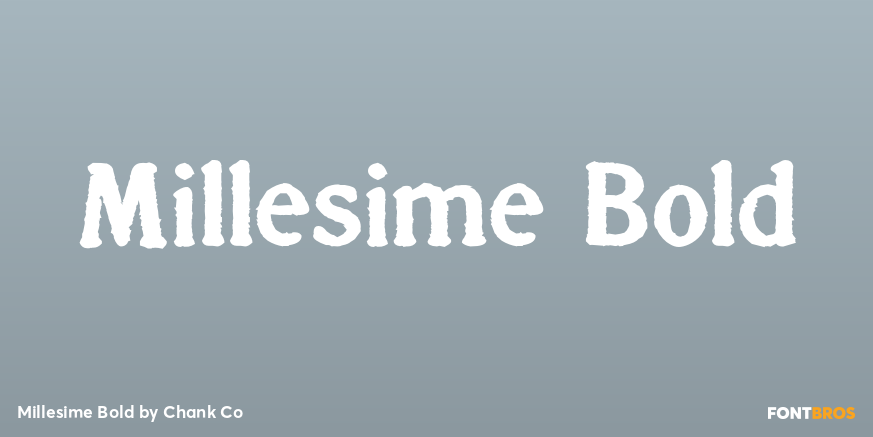 Millesime Bold Poster