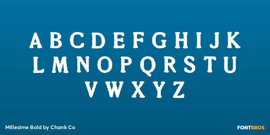 Millesime Bold Font Poster #2