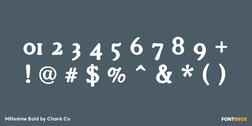 Millesime Bold Font Poster #4