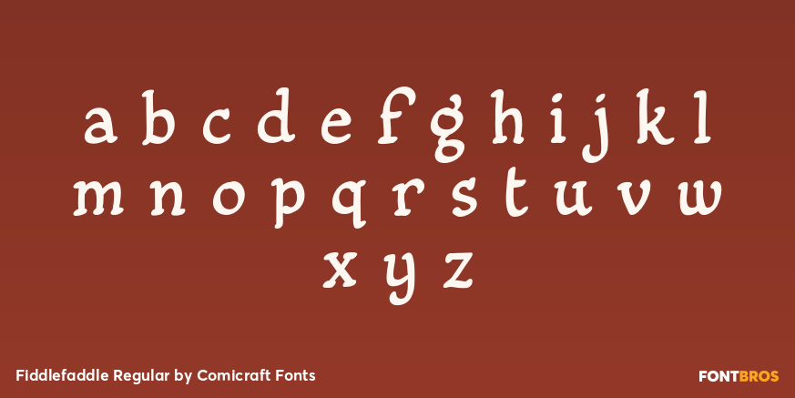 Fiddlefaddle Regular Font Poster #3