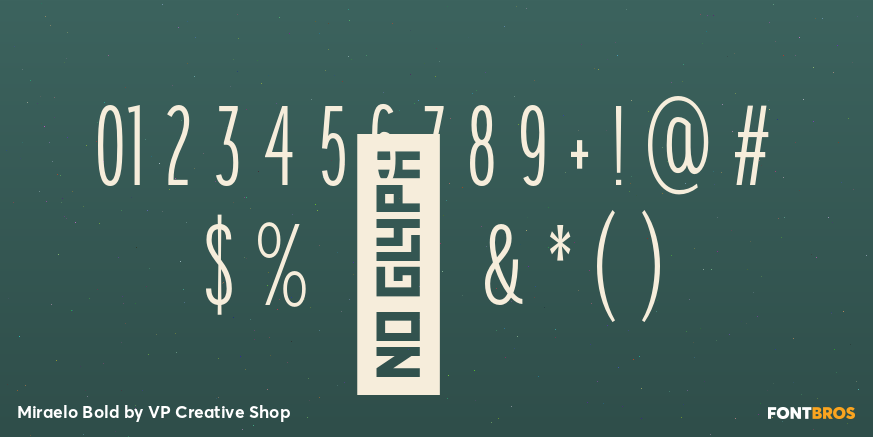 Miraelo Bold Font Poster #4