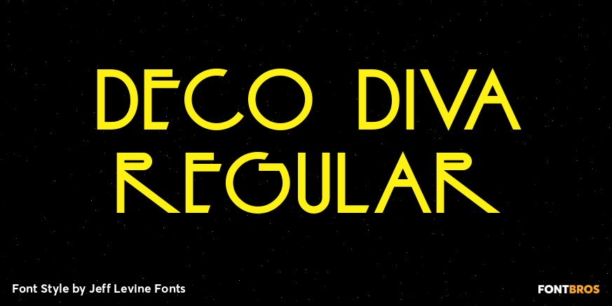 Deco Diva Regular Poster