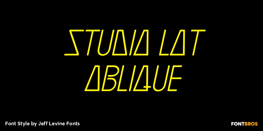 Studio Lot Oblique Poster