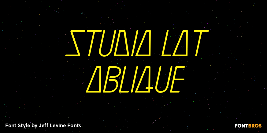 Studio Lot Oblique Poster