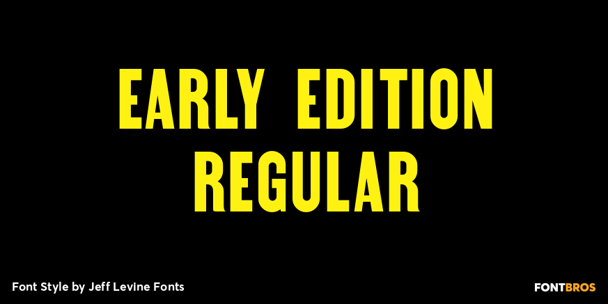 Early Edition Regular Poster