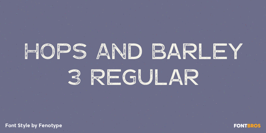 Hops And Barley 3 Regular Poster