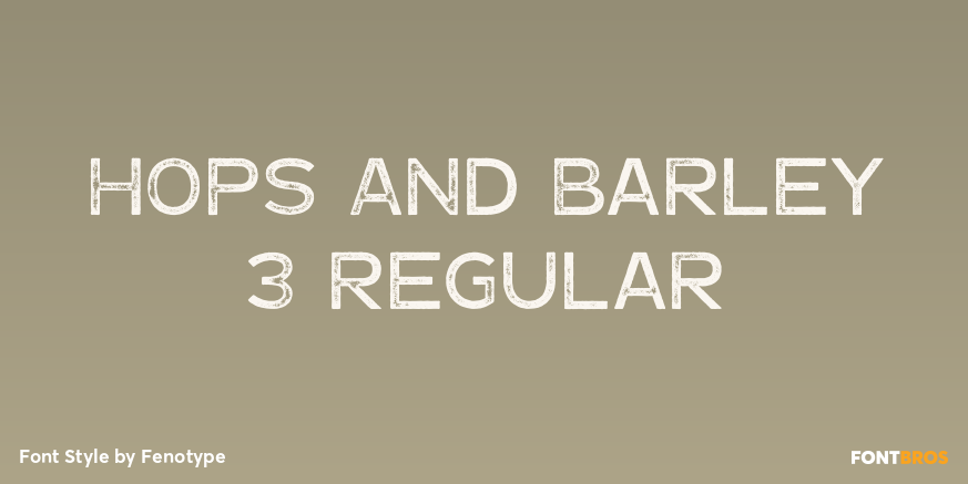 Hops And Barley 3 Regular Poster