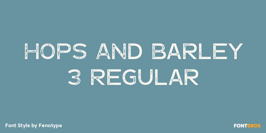 Hops And Barley 3 Regular Poster