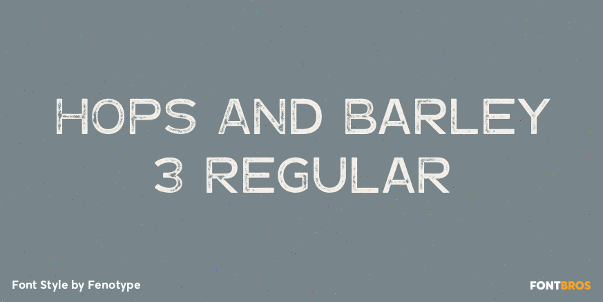 Hops And Barley 3 Regular Poster