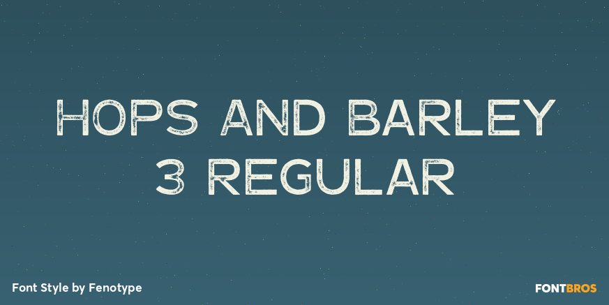 Hops And Barley 3 Regular Poster