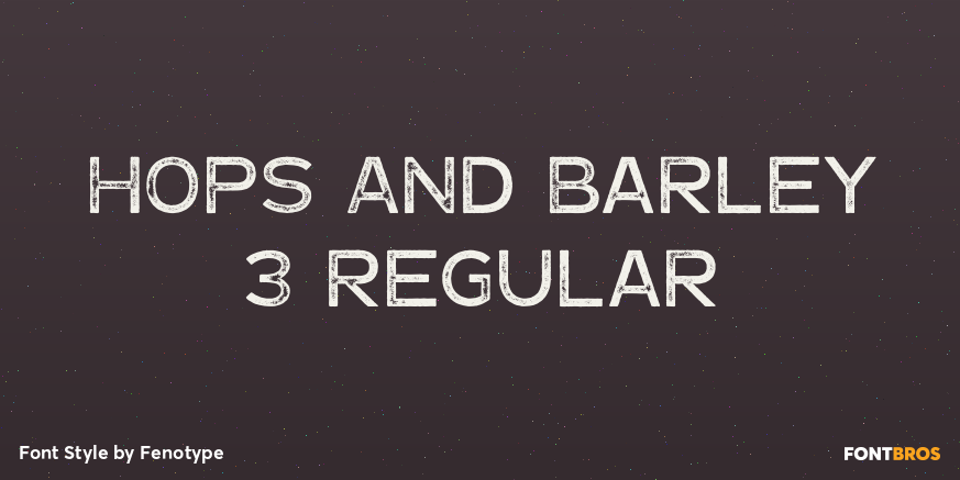 Hops And Barley 3 Regular Poster