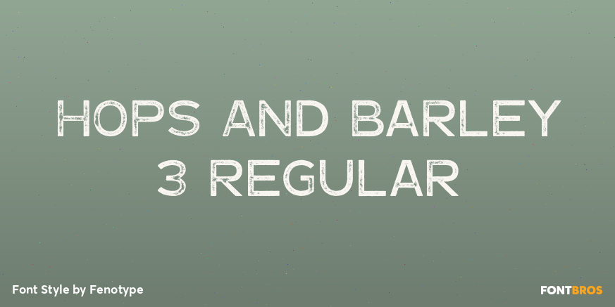 Hops And Barley 3 Regular Poster