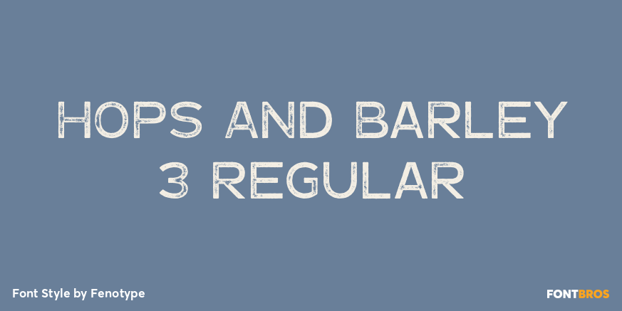 Hops And Barley 3 Regular Poster