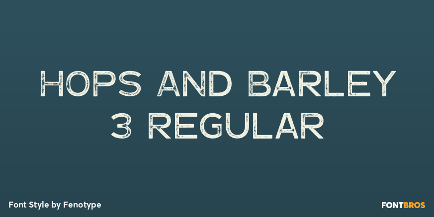 Hops And Barley 3 Regular Poster