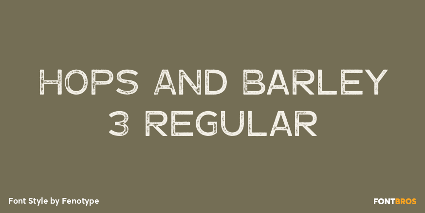 Hops And Barley 3 Regular Poster