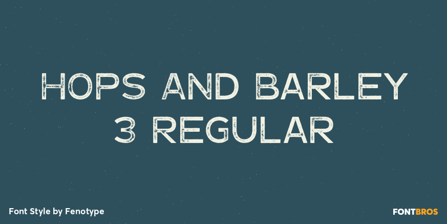 Hops And Barley 3 Regular Poster