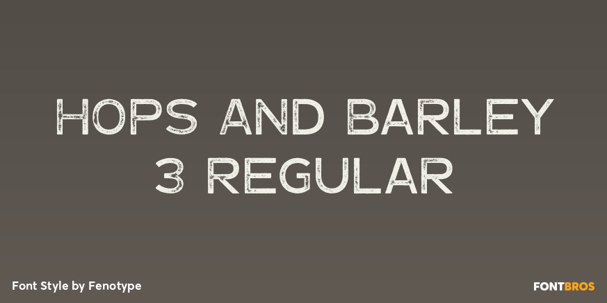 Hops And Barley 3 Regular Poster