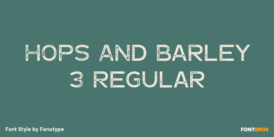 Hops And Barley 3 Regular Poster