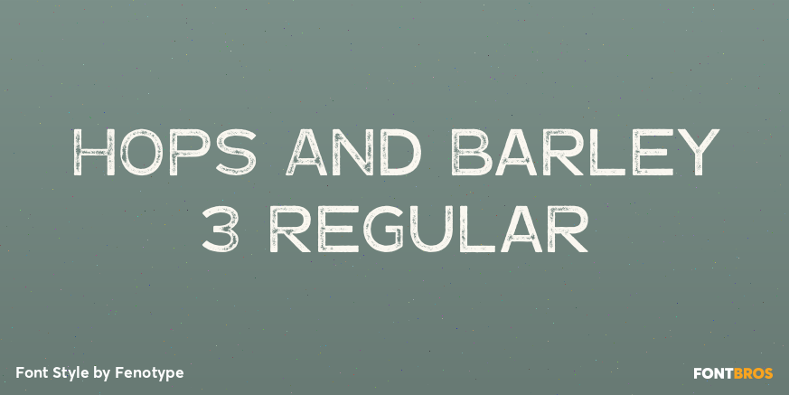 Hops And Barley 3 Regular Poster