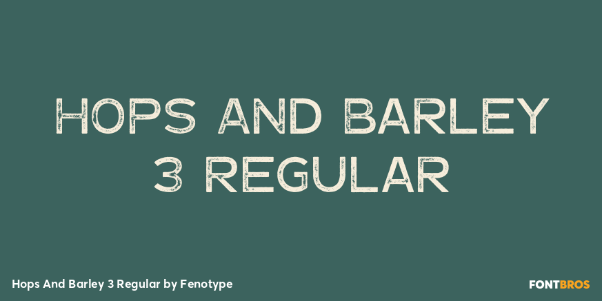 Hops And Barley 3 Regular Poster