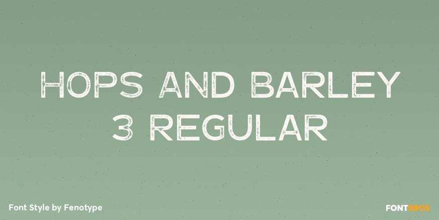 Hops And Barley 3 Regular Poster