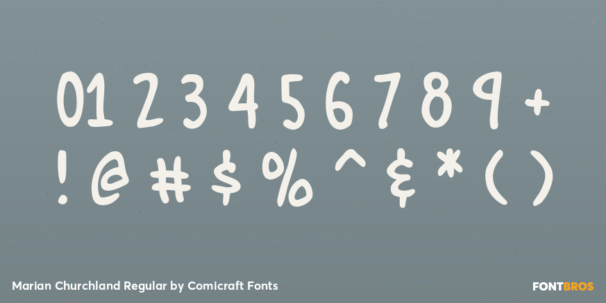 Marian Churchland Regular Font Poster #4