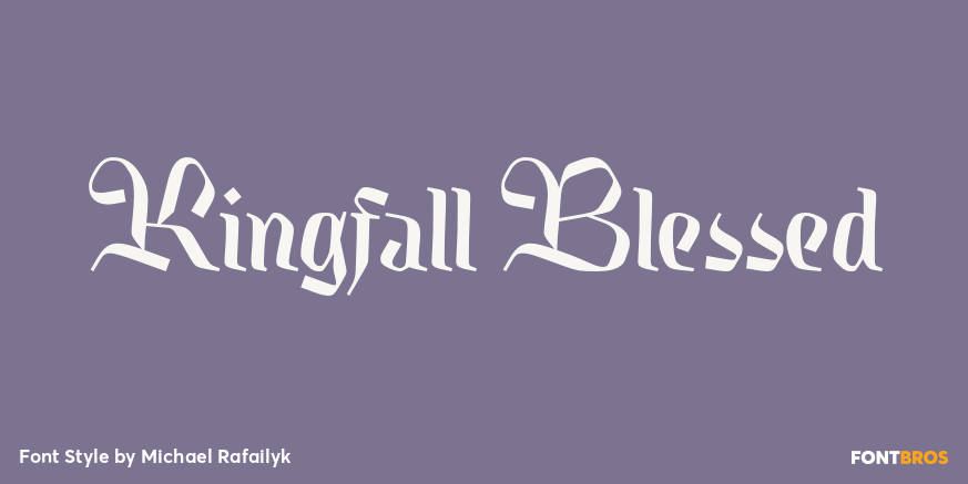 Kingfall Blessed Poster