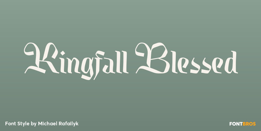 Kingfall Blessed Poster