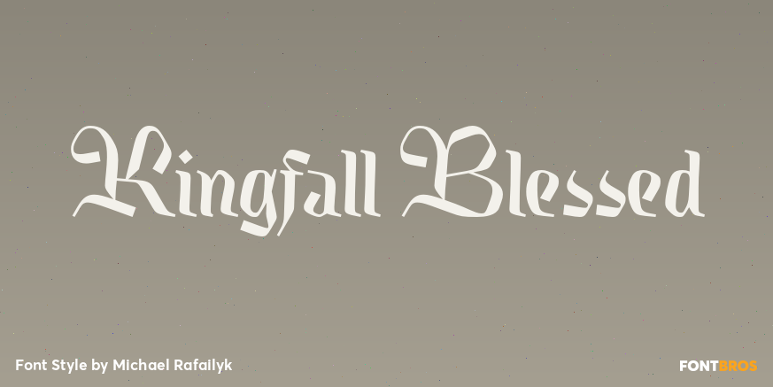 Kingfall Blessed Poster