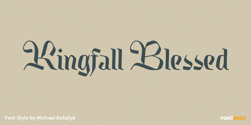 Kingfall Blessed Poster