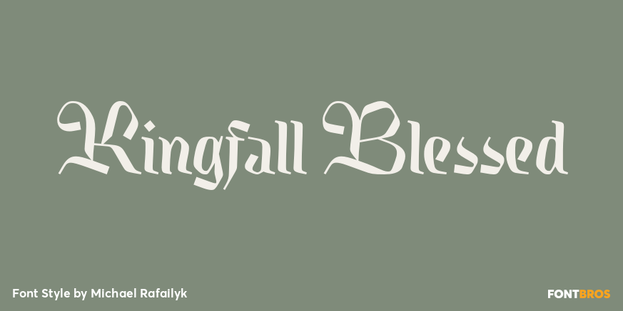 Kingfall Blessed Poster