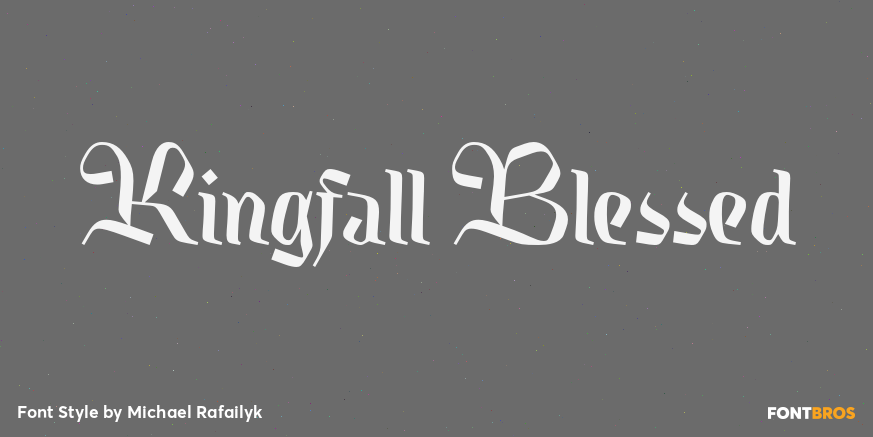 Kingfall Blessed Poster