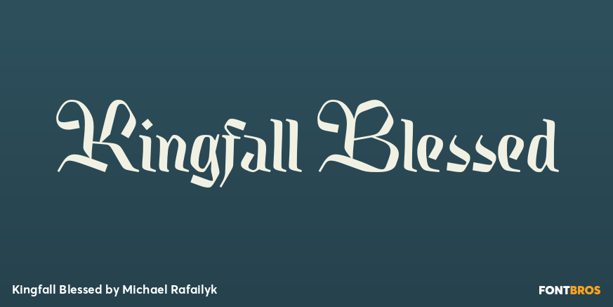 Kingfall Blessed Poster
