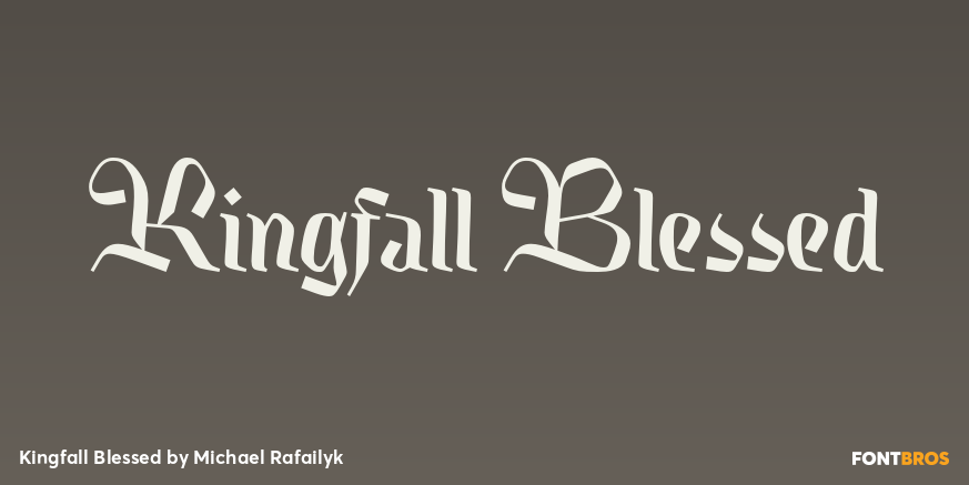 Kingfall Blessed Poster