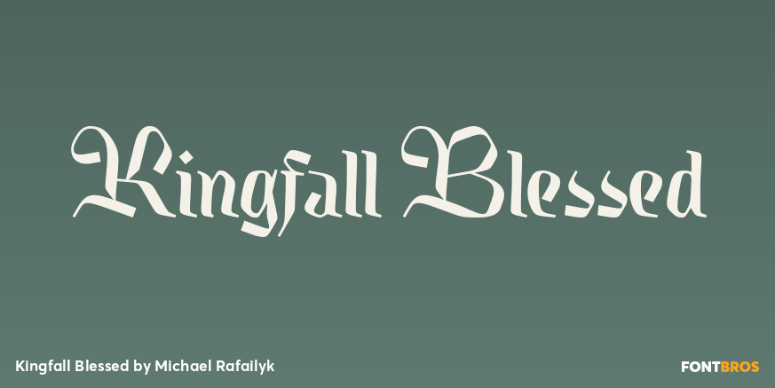 Kingfall Blessed Poster