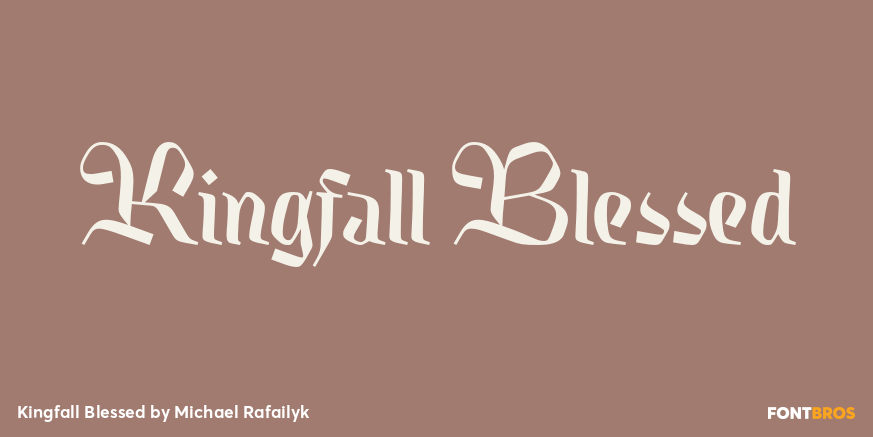 Kingfall Blessed Poster
