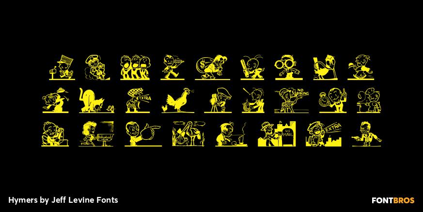 Hymers Font Poster #2