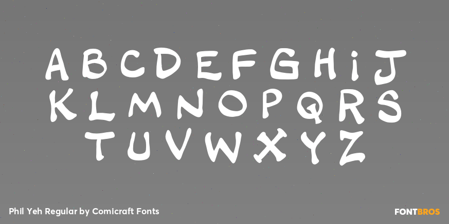 Phil Yeh Regular Font Poster #3