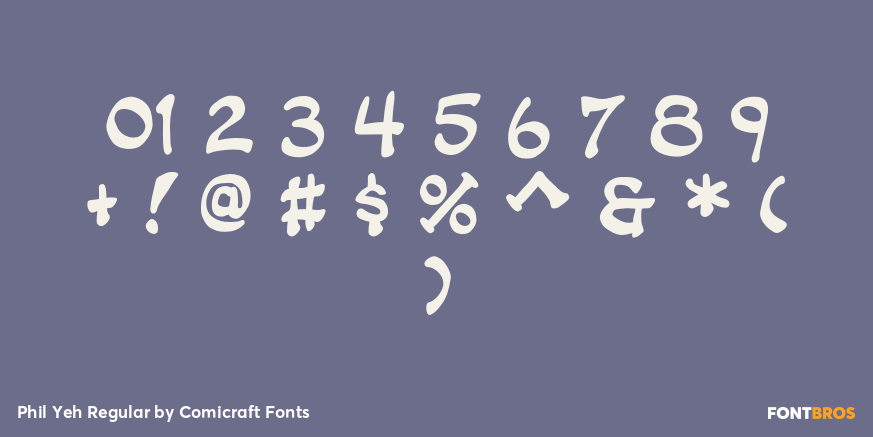 Phil Yeh Regular Font Poster #4