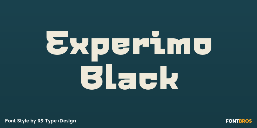 Experimo Black Poster