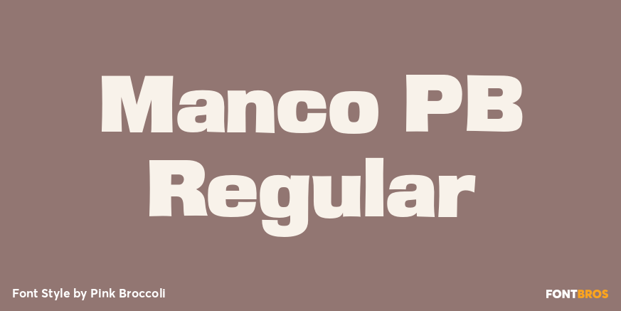 Manco PB Regular Poster