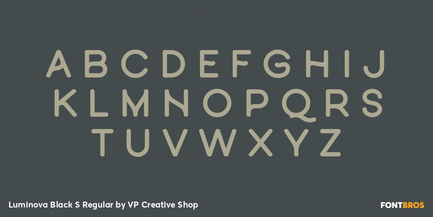 Luminova Black S Regular Font Poster #1